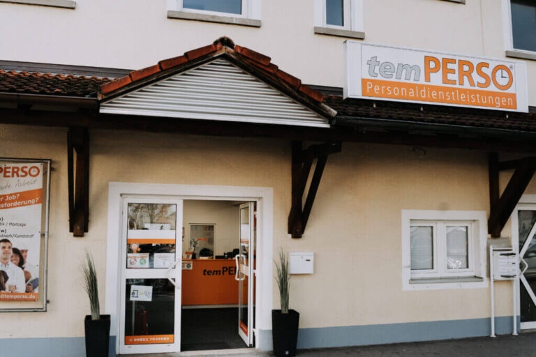 personalvermittlung zeitarbeit feuchtwangen außenansicht